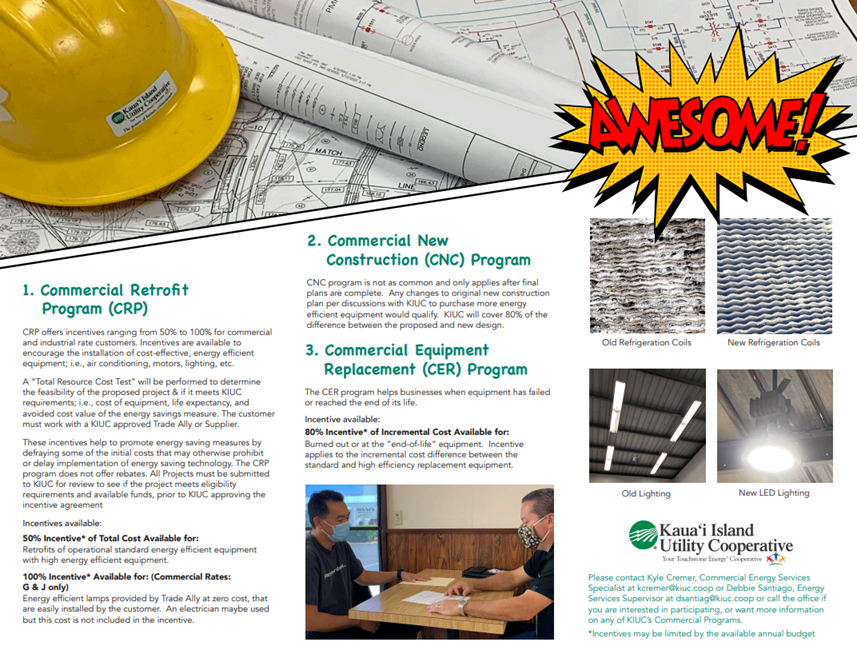 commercial program brochure