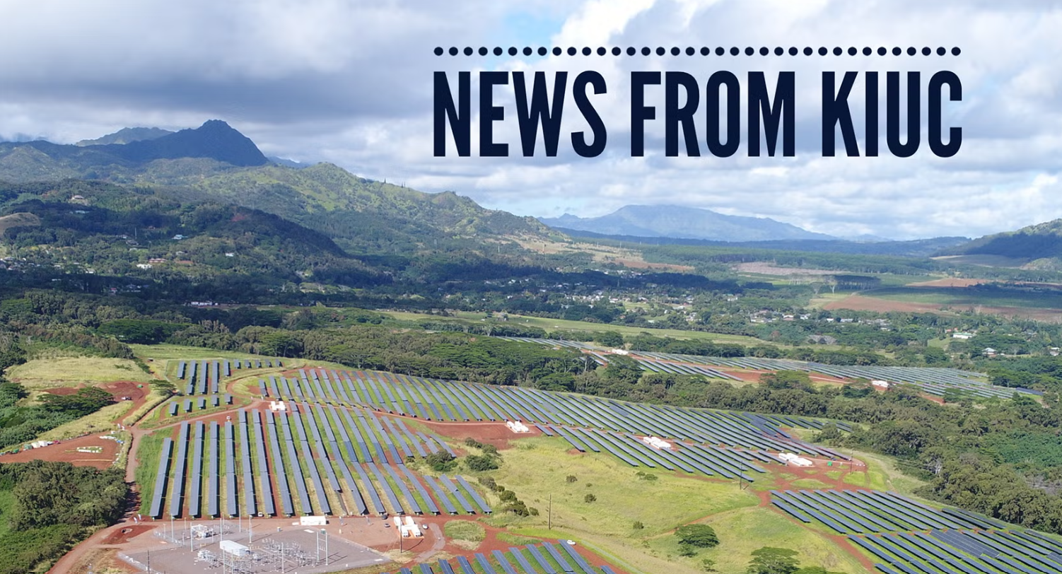 News from KIUC