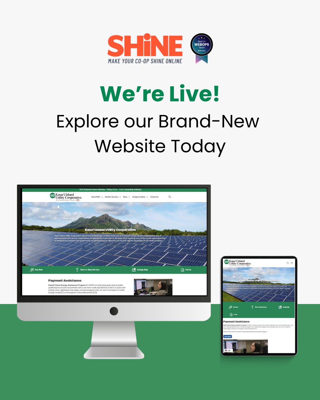 KIUC website